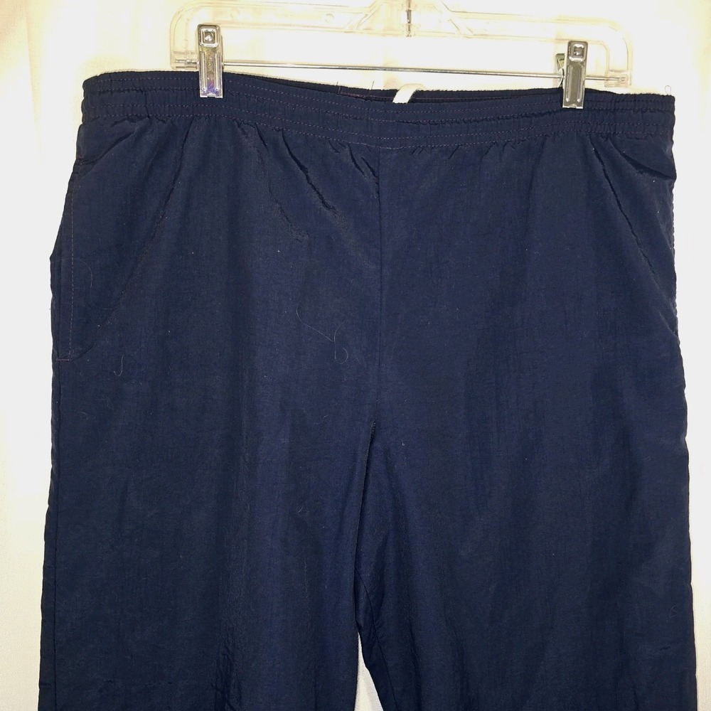 Vintage 90s Brooks Brothers Lounge Jogger‎ Pants Navy Blue Size Medium